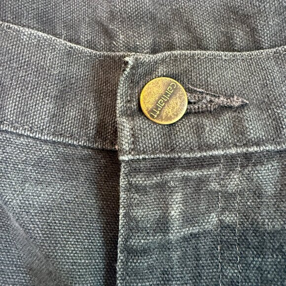 Vintage CARHARTT Double Knee \\ Black 38x32 // y2k workwear carpenter - Picture 6 of 12